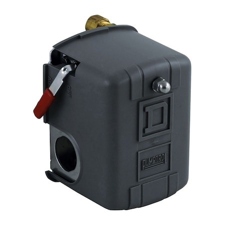 B & K Pressure Switch, Standard, DPST-NC, 70 to 150 psi Range, Polypropylene 9013FHG12J52M1X